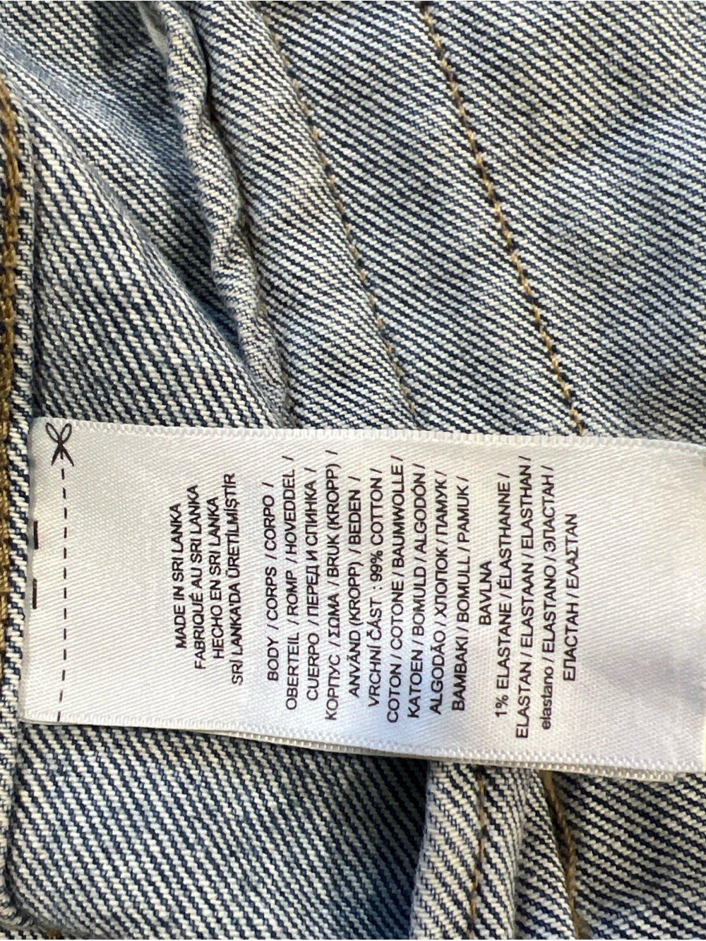 Lauren Ralph Lauren Denim Jean Jacket Women’s XL Logo Patchwork Distressed Blue - Picture 8 of 10